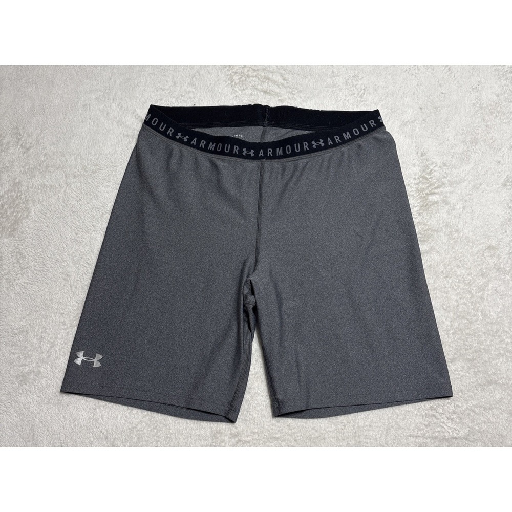 Under Armour Compression Shorts Men's Large Gray HeatGear